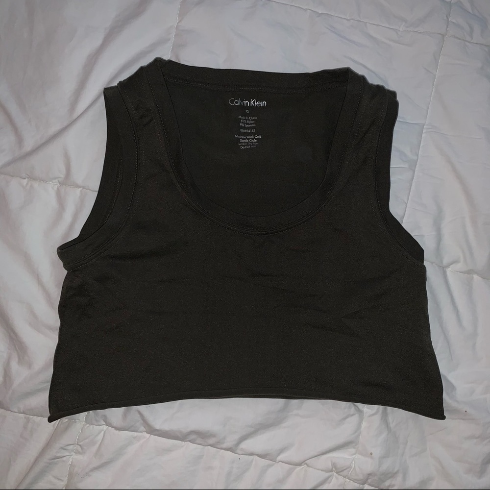 Calvin Klein cropped tank top